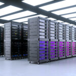 WordPressのアップロード上限やサーバー負荷を説明するためのサーバールーム写真